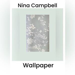 MADE IN ENGLAND 
NINA CAMPBELL WALLPAPER